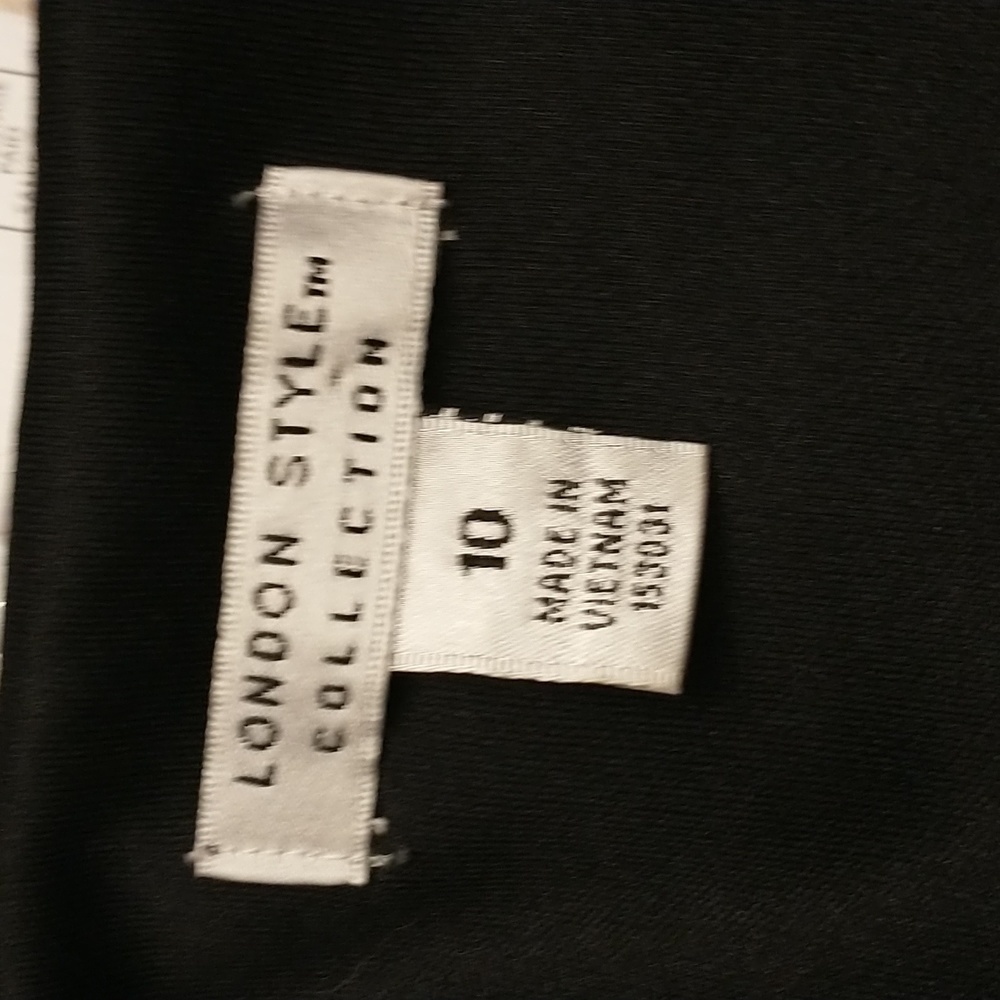 London Style Paisley Dress Size10 - Picture 5 of 6